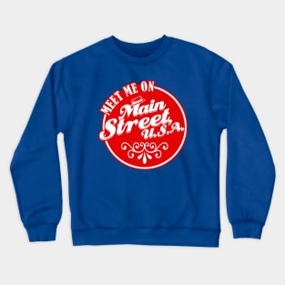 Meet me on Main Street USA (Red) Crewneck Sweatshirt